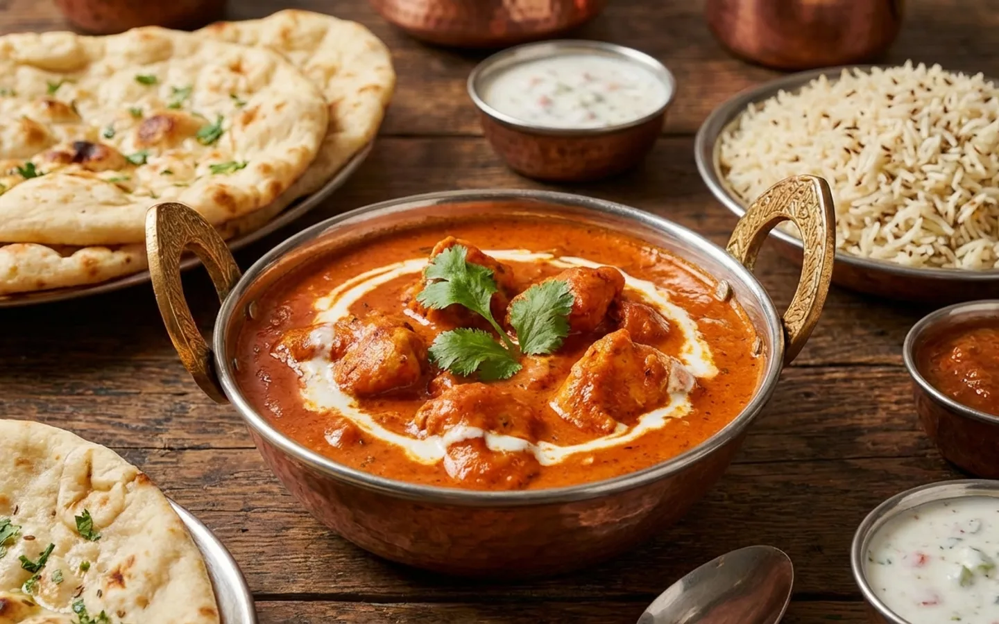 Butter chicken i krämig tomatsås