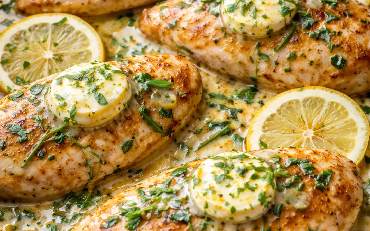 Ugnsstekt påskkyckling med dragon och citronsmör