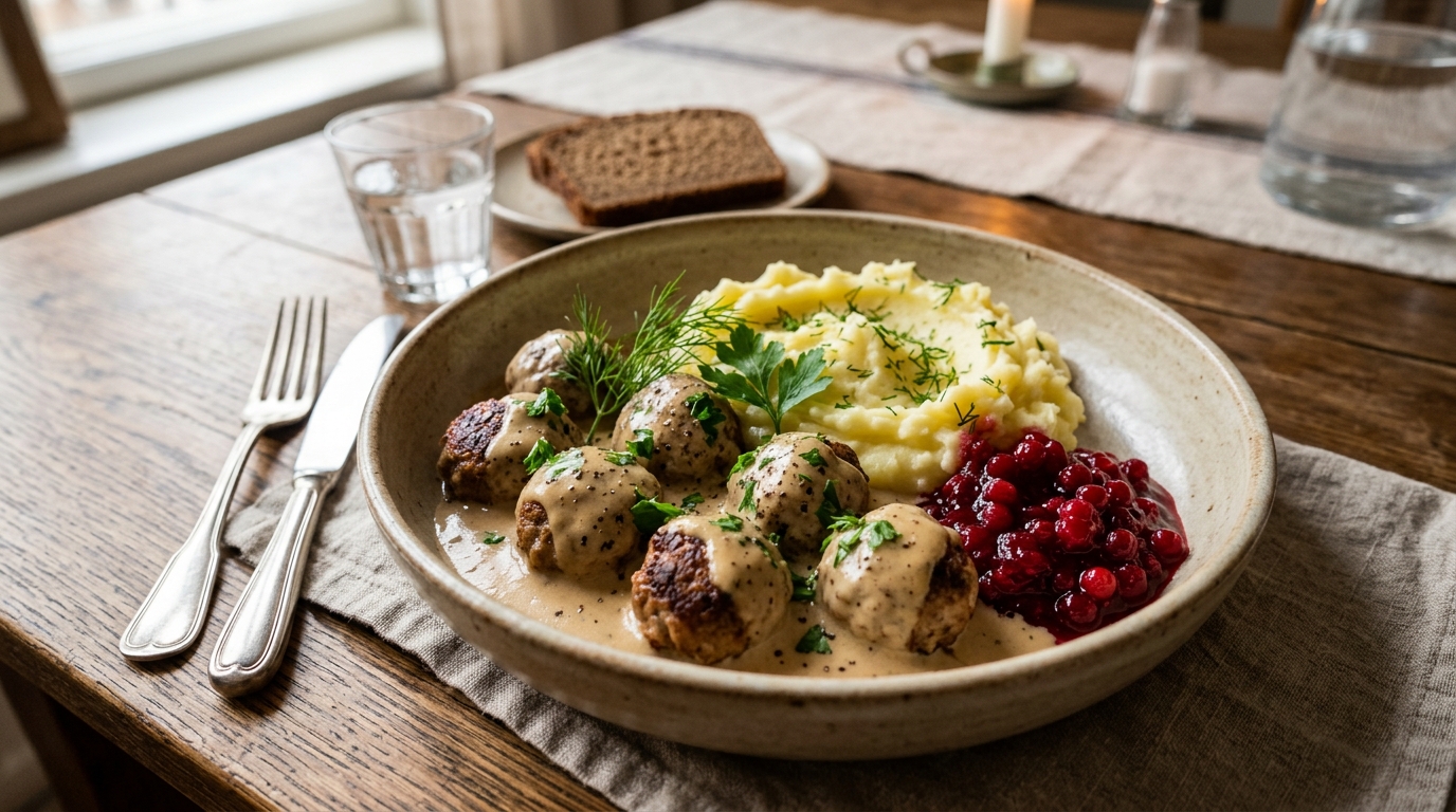 Stekta kottbullar i panna
